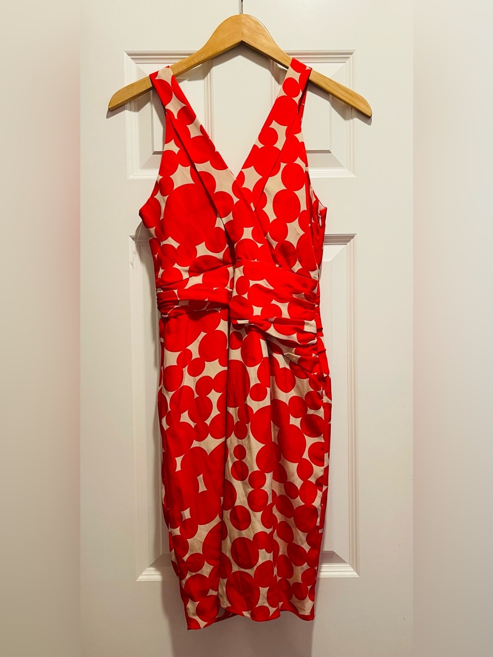 NWOT Yoana Baraschi red dot dress - small